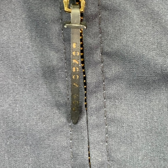 Vintage London Fog Navy Harrington Jacket 38R Drizzler Retro Mod Zip - Picture 11 of 14